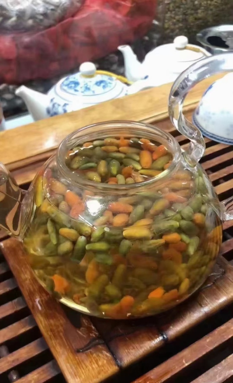 野生枸杞子青红枸杞无硫干净小颗粒枸杞
