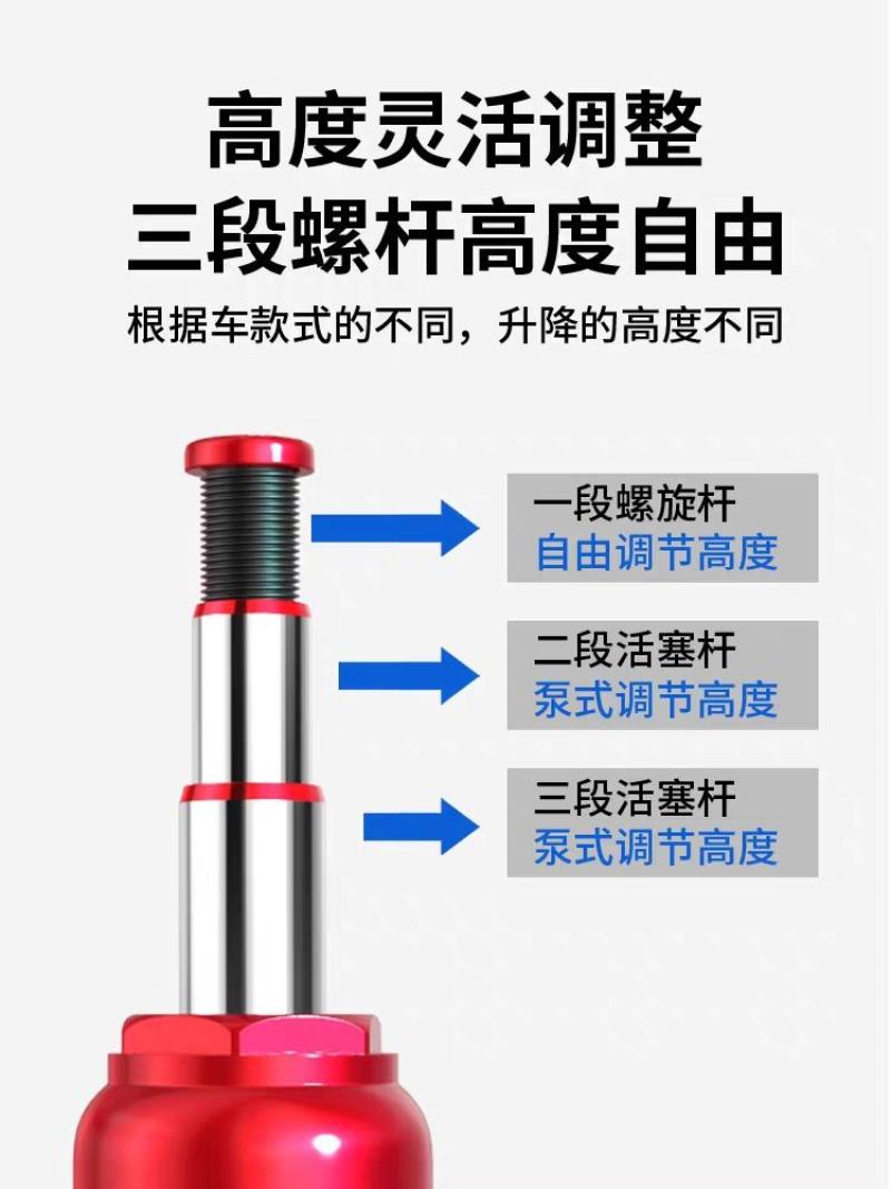 千斤顶小轿车用车载2吨3吨手摇千金顶越野工具汽车液压立式