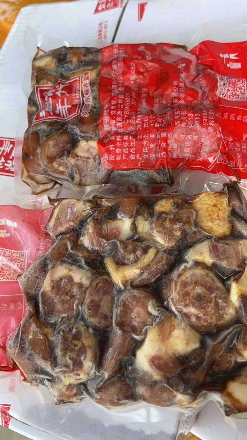 飘香卤猪尾巴，全熟开袋即食，一斤一袋一件20袋，价格便宜