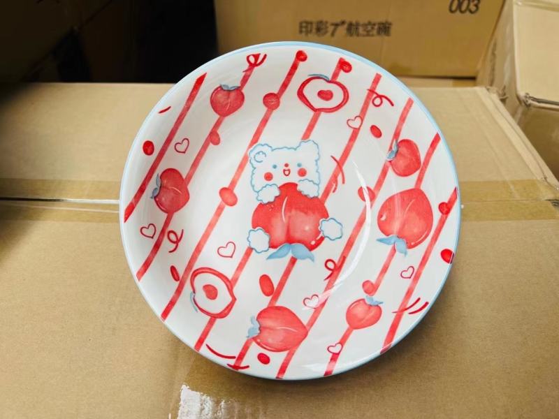 7航空印花汤碗一级品，1.8一个[握手][握手]