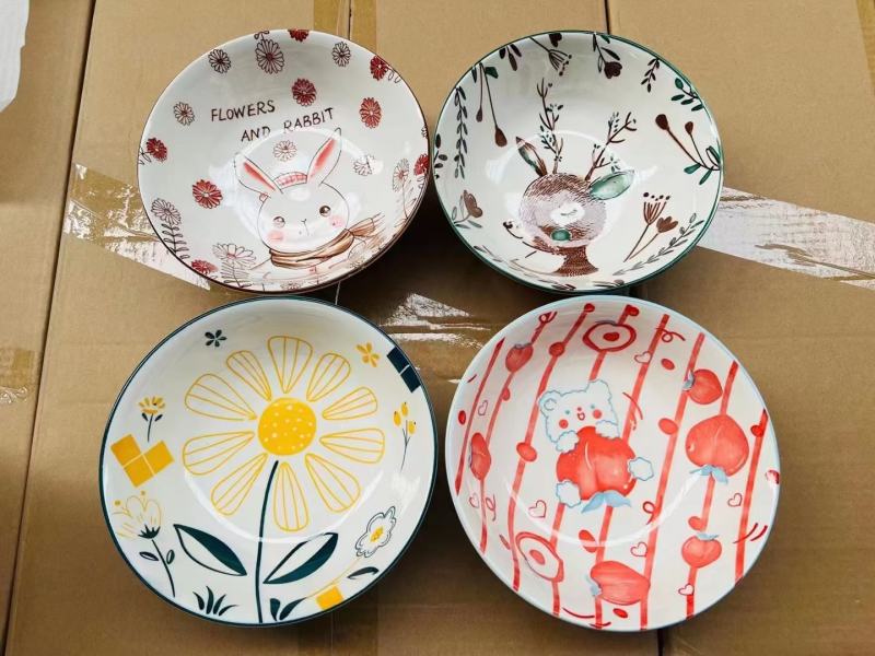 7航空印花汤碗一级品，1.8一个[握手][握手]