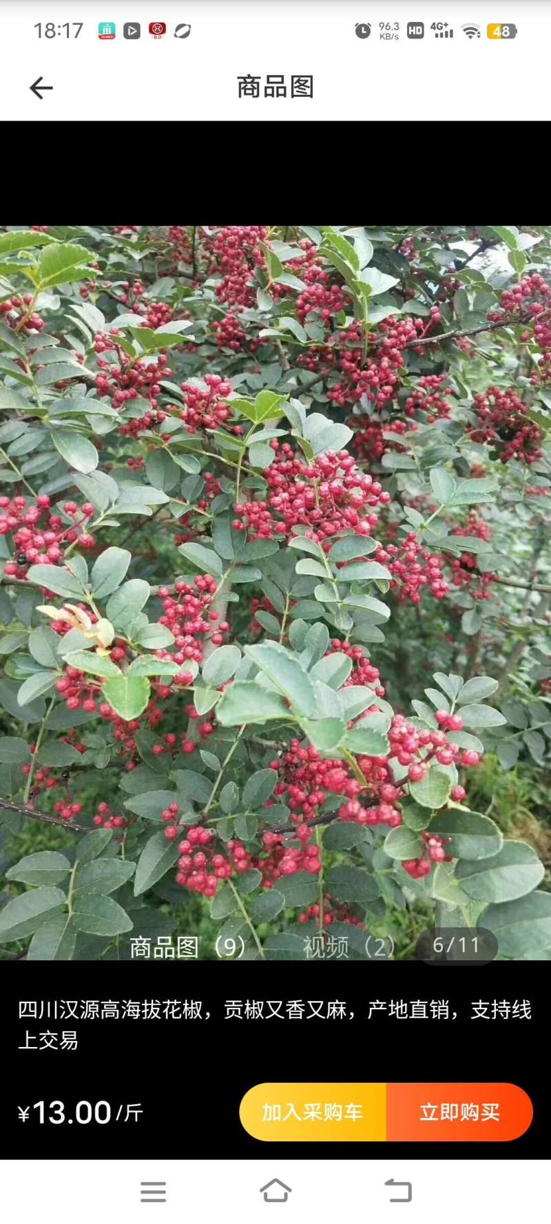 汉源供椒