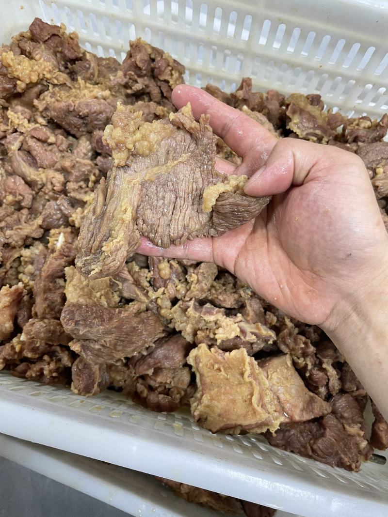 大块牛碎肉卤牛肉全熟纯干货餐饮店专用《保真》