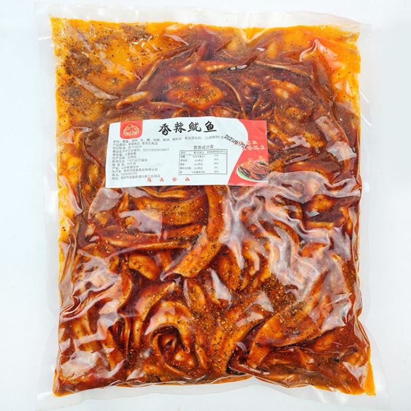 【辣炒鱿鱼丝】晨诺香辣鱿鱼5斤装