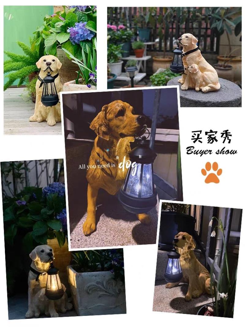 太阳能户外庭院灯防水花园装饰景观布置草坪灯室外动物灯创意