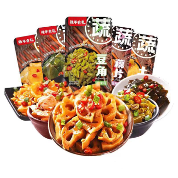 零食菜包批发开袋即食零食