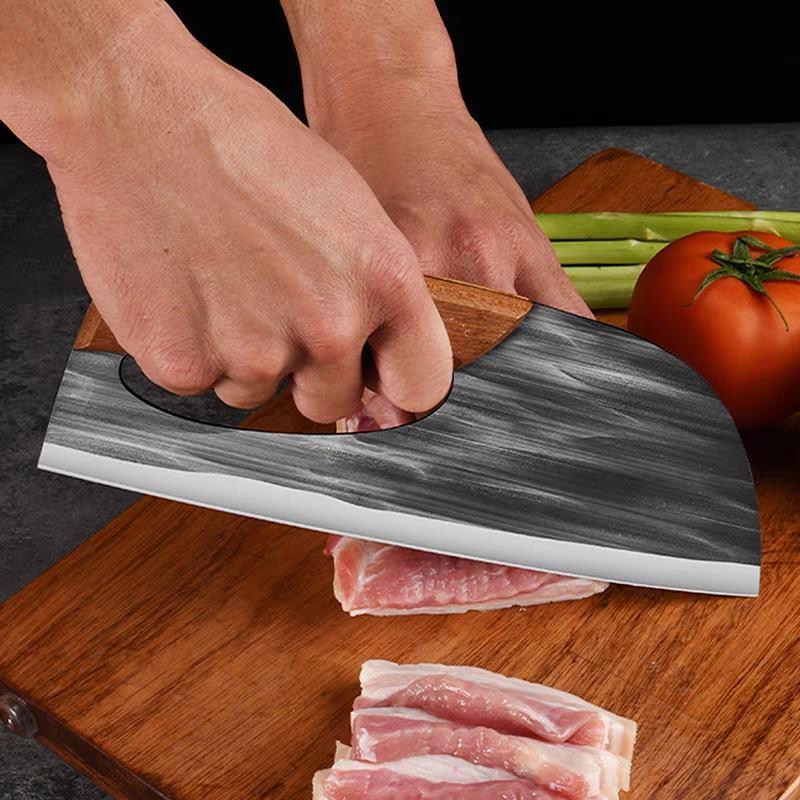省力菜刀家用切片刀厨师专用刀具厨房切肉刀不锈钢面条刀超快