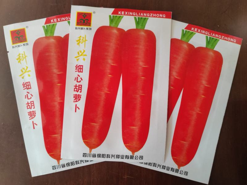 细心胡萝卜种子本地红胡萝卜种籽四川夏秋季农家田园蔬菜种孑