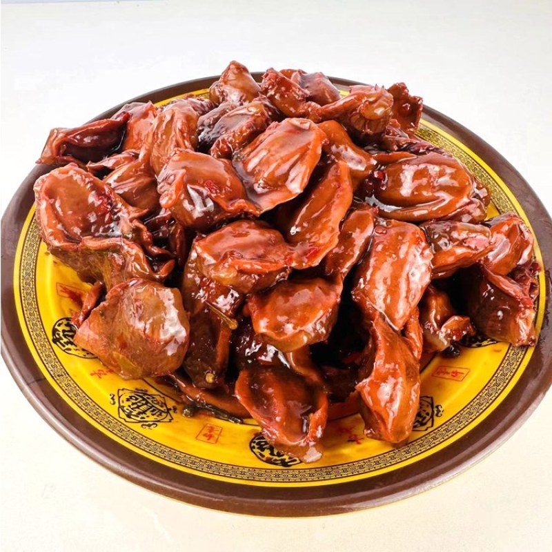黑鸭鸭胗批发，一袋起发三袋包邮全国发货送货上门，成品熟食