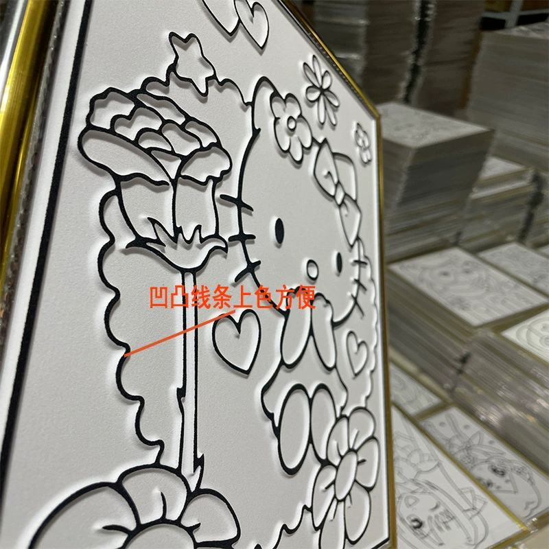 新款地摊凹凸画板立体儿童diy公园广场夜市摆地摊涂鸦