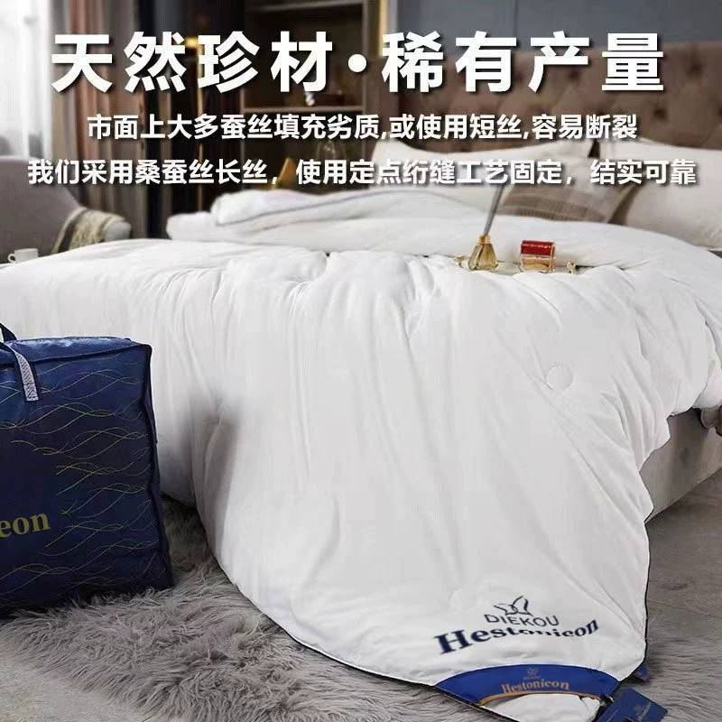 厂家批发桑蚕丝被空调被芯礼品夏凉被宿舍春秋被子冬季加厚冬