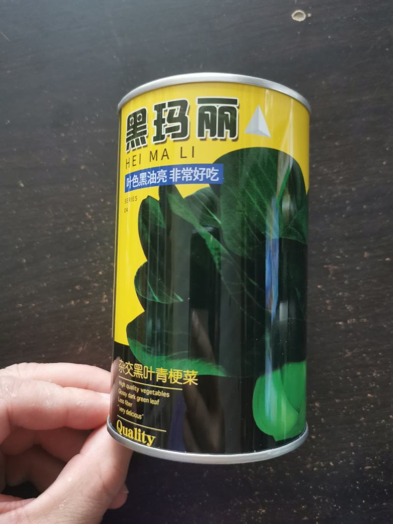 黑玛丽杂交黑叶矮脚青梗菜种子油亮黑菜种子原装发货
