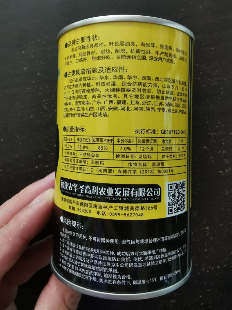 黑玛丽杂交黑叶矮脚青梗菜种子油亮黑菜种子原装发货
