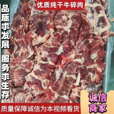 【优质货源】山东纯干牛碎肉厂家货源量大从优全国发货欢迎下