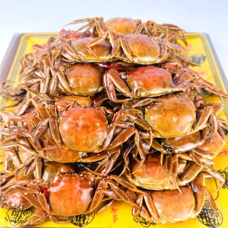 麻辣香蟹批发，一袋起发三袋包邮全国发货送货上门，成品熟食