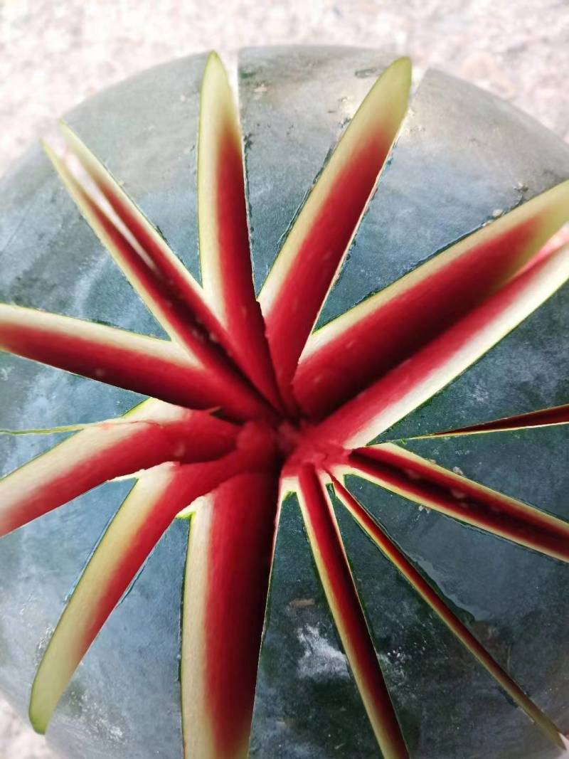 精品西瓜湖北黑皮无籽西瓜货源充足量大从优欢迎咨询