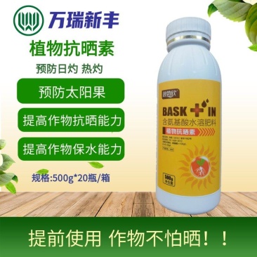植物抗晒素柑橘辣椒预防日灼热灼病太阳果降温防晒耐高温