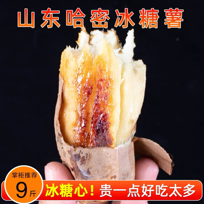 山东哈蜜冰糖薯新鲜白心蜜薯糖心红薯超甜农家自种沙地代发