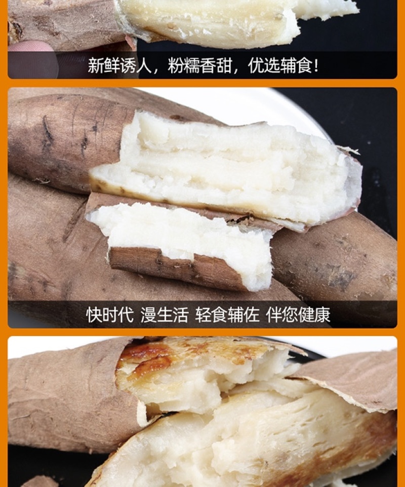 山东哈蜜冰糖薯新鲜白心蜜薯糖心红薯超甜农家自种沙地代发