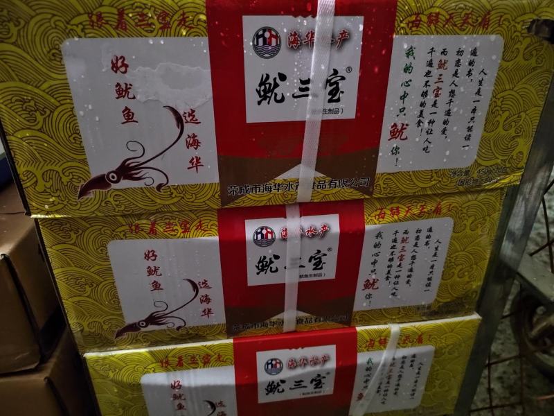 鱿三宝鱿鱼须鱿鱼身鱿鱼头冷冻半成品酒店饭店高质量食材