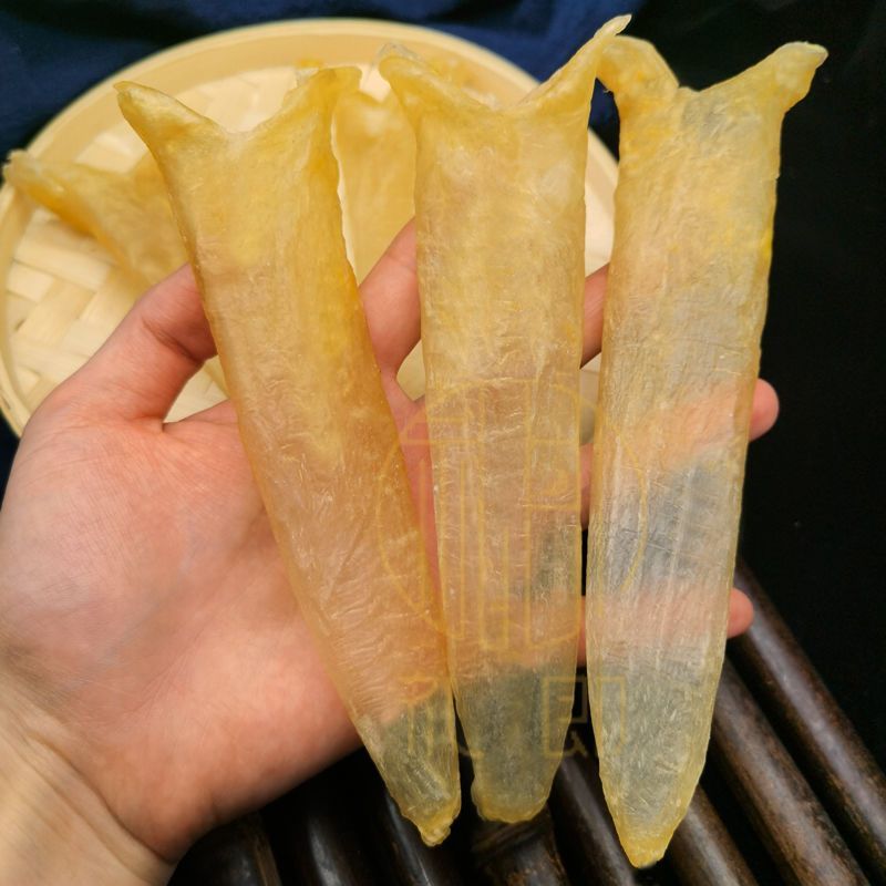 鱼胶花胶干货正品巴沙胶鱼肚鱼鳔鱼泡煲汤大个足干厚肉