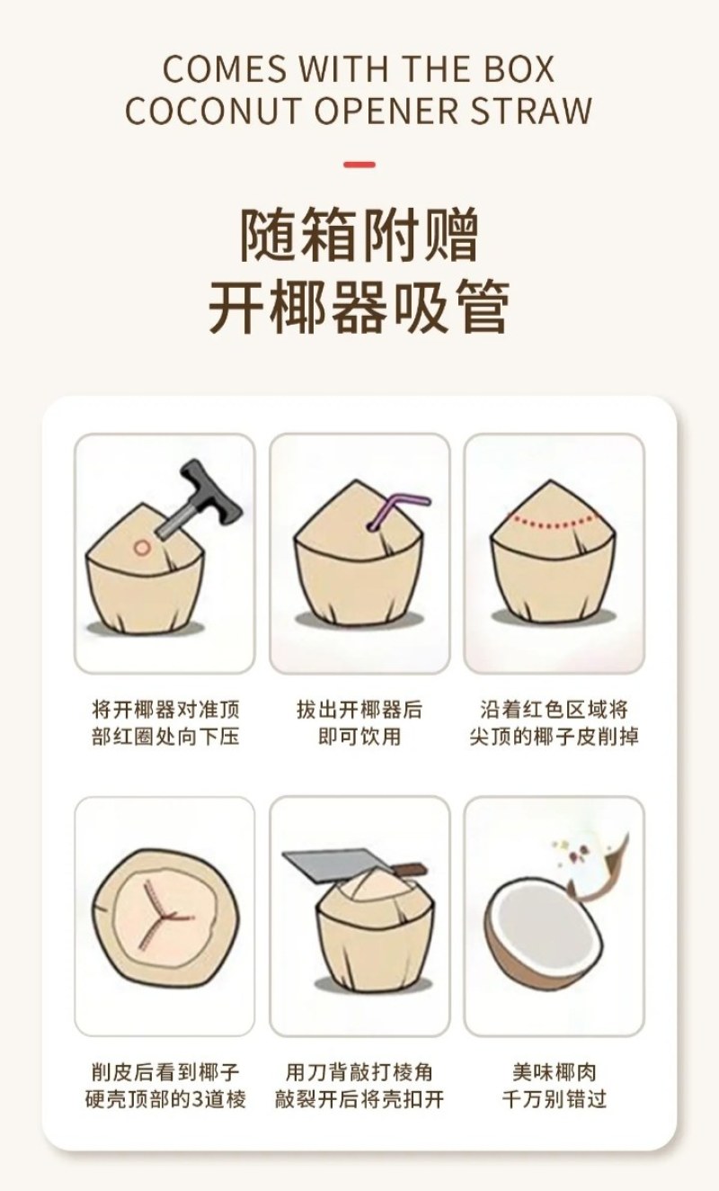 来自海南的椰青