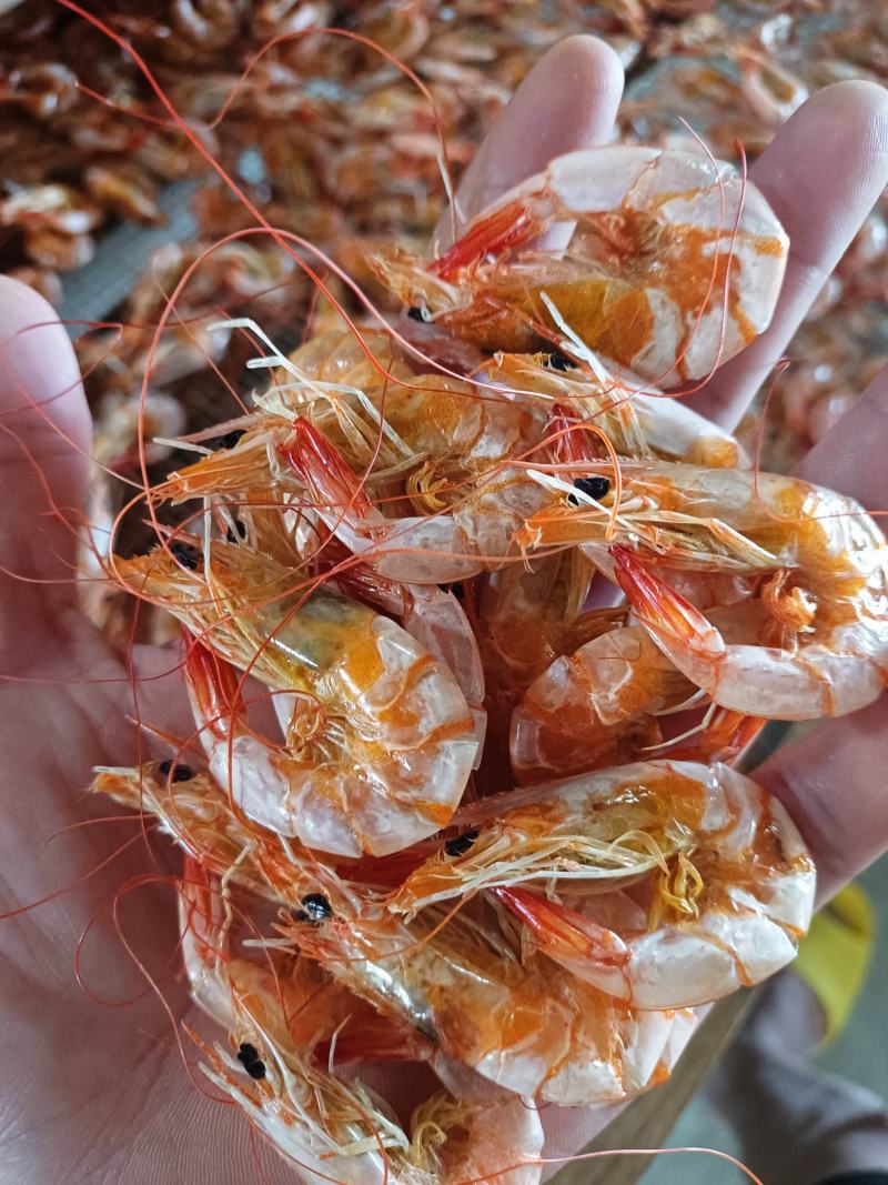 精选原味碳烤虾干、潮汕烤虾、淡干足干度、无中间商厂价直供