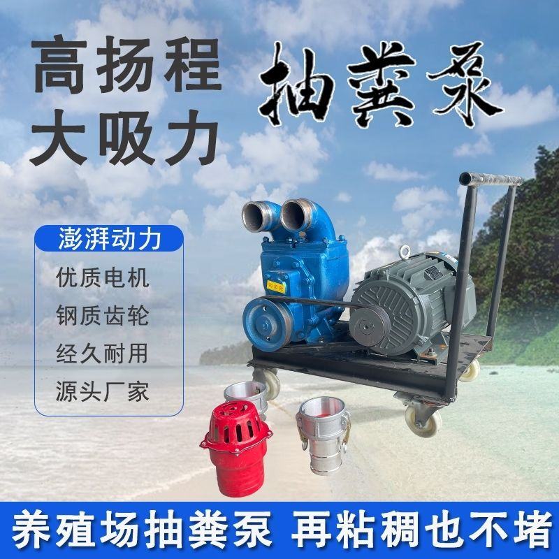 抽粪泵直吸泵养殖场鸡粪鸭粪猪粪农村厕所专用