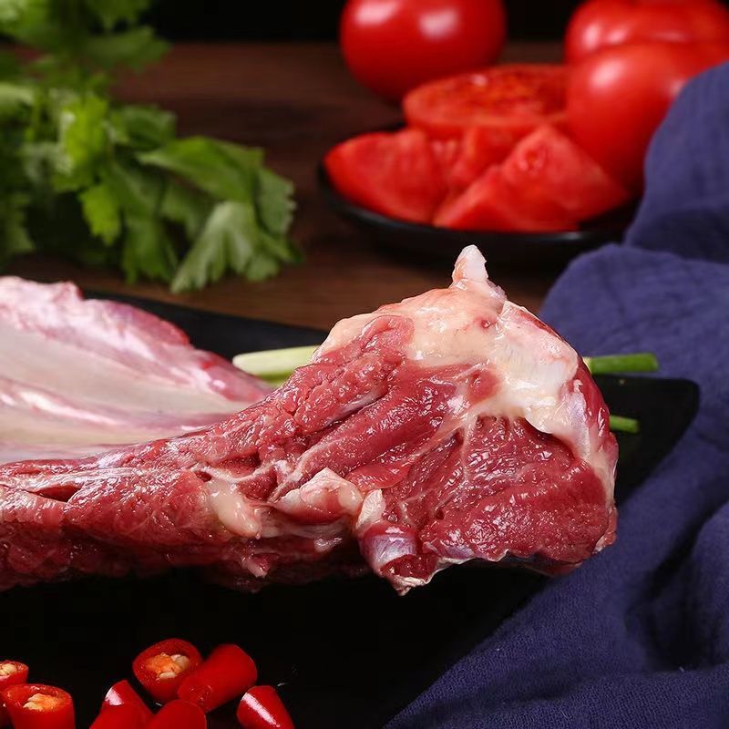 新鲜驴排河北驴肉散养现杀新鲜生驴肉带皮驴排骨驴骨头包