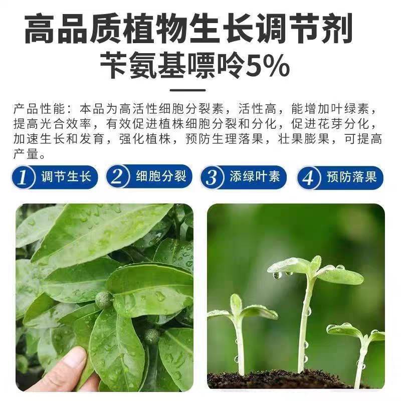 5%苄氨基嘌呤果树促芽分化保花保果细胞分裂素膨大快调节剂