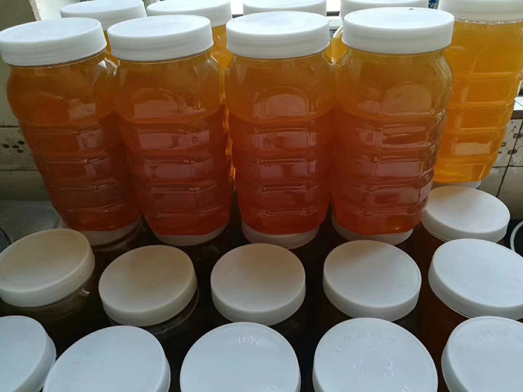 枣花蜜的深色质地与浓稠质感 枣花蜜特写