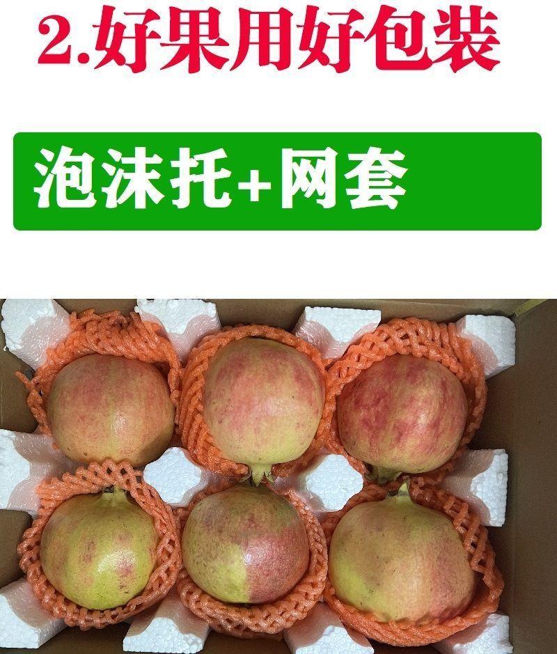 大凉山突尼斯软子石榴/社区团购/一件代发5斤精品礼盒装