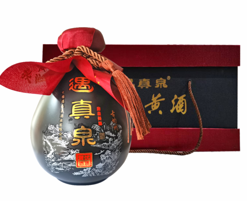 房县精品礼品盒6坛装遇真泉黄酒，厂家直销一条龙服务