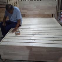 定制实木家具箱体床