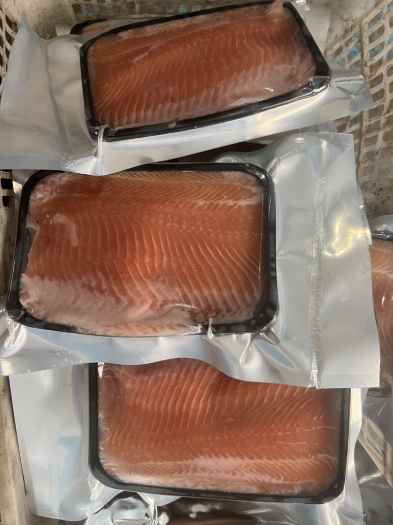现有800份冰鲜三文鱼特价出，今天现杀的，400克25元