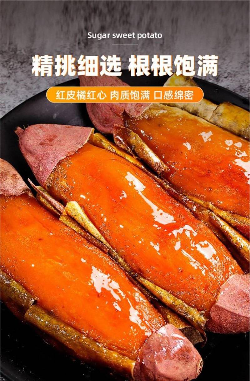 山东烟薯25号蜜薯糖心红薯新鲜番薯代发烤红薯地瓜批发