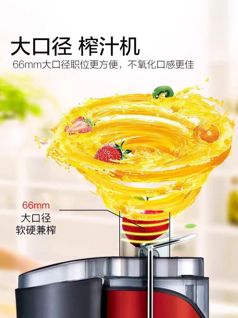 苏泊尔榨汁机家用渣汁分离全自动果蔬多功能炸果汁机迷你小型