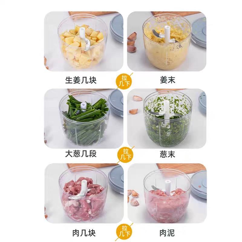家用蒜泥器手动打捣蒜泥神器切压蒜末搅大蒜搅碎机拉蒜蓉小手