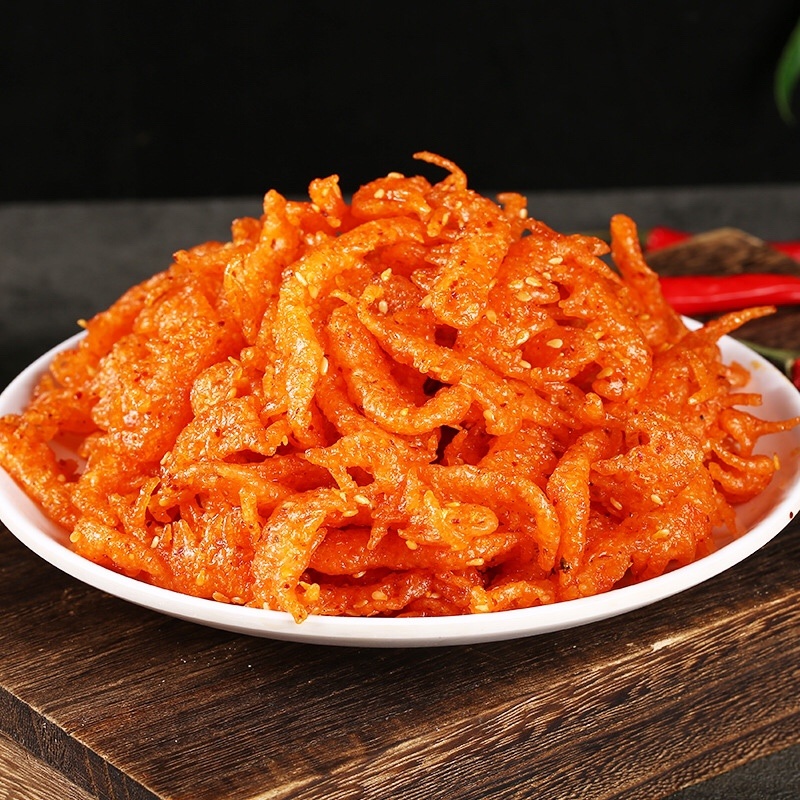 超实惠干饭零售散装辣条批发