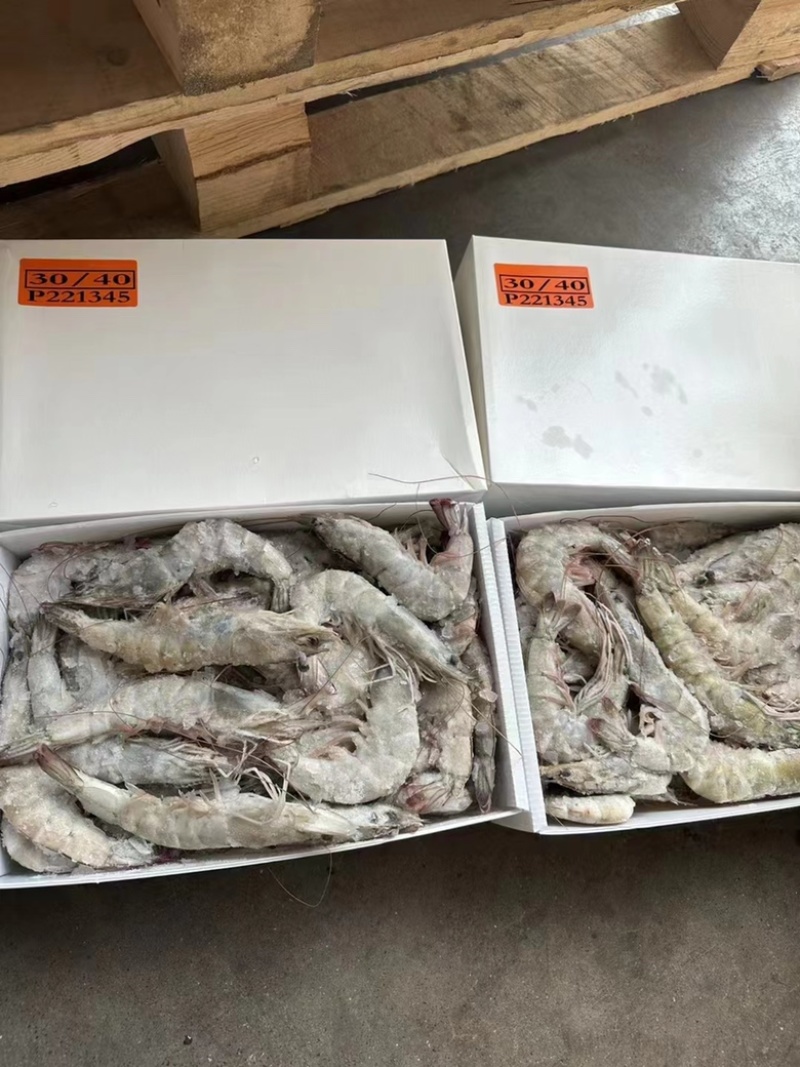 桑塔盐冻虾海虾2030各规格