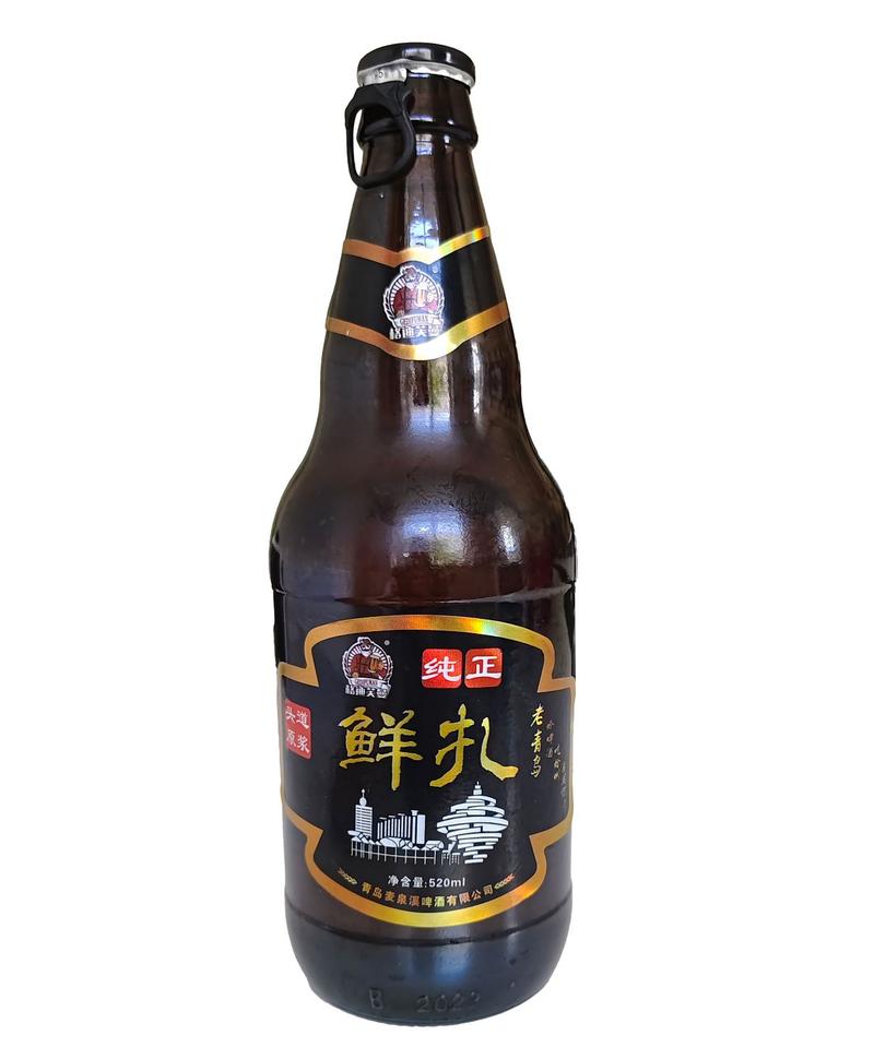 老青岛鲜扎啤酒