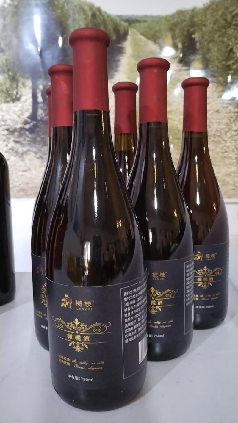 榄枝橄榄红酒厂家一件代发原浆原汁750ml聚餐宴席送礼
