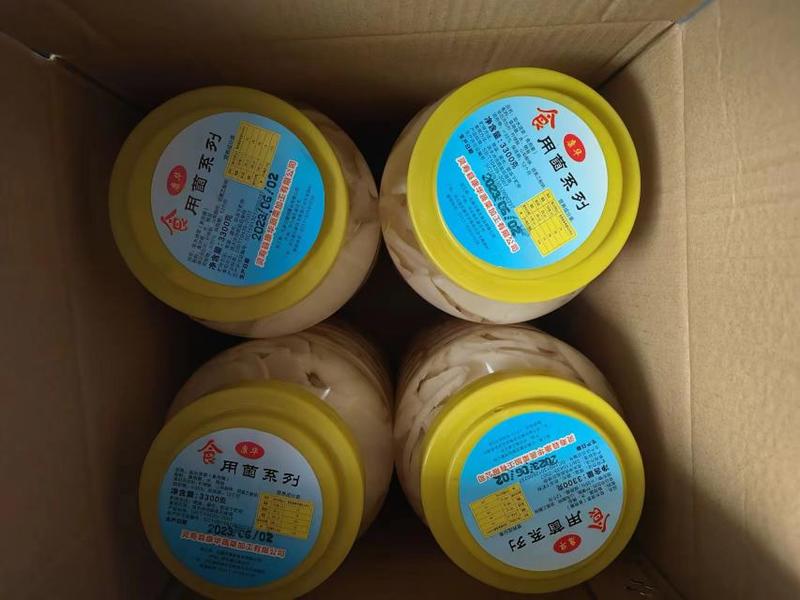 【诚招代理】蘑菇罐头白灵菇片7斤装价格可致电详谈