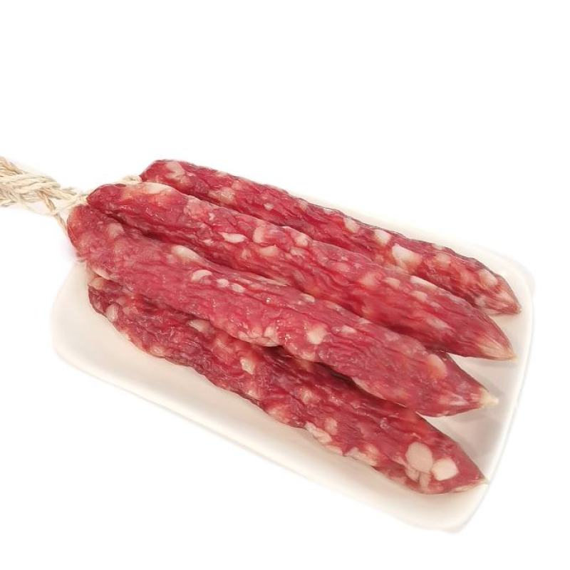 广东广味二八肥瘦手工切肉腊肠瑶柱鲜味肠黄圃腊肠散装箱装