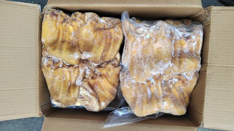 全熟卤猪耳朵卤菜店半成品卤猪耳白水猪耳朵