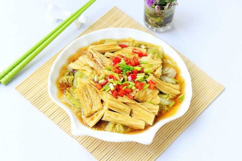 清水桥纯黄豆腐竹头层精品腐竹无盐无淀粉