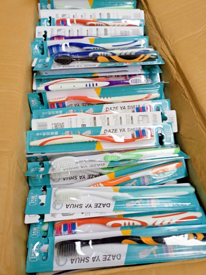 跑江湖摆地摊单只牙刷地推礼品赠送成人牙刷独立包装公司劳保