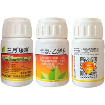兰月矮吨苄氨乙烯利玉米控旺农药植物调节剂
