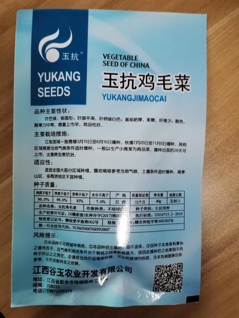 鸡毛菜夏季专用上海青种子青梗菜种籽耐抽苔小油菜上海青种子