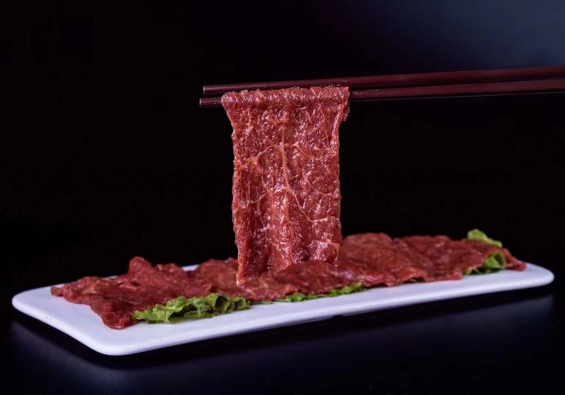 火锅牛肉，免调理，解冻摆盘上桌，味道鲜嫩火锅店专用食材
